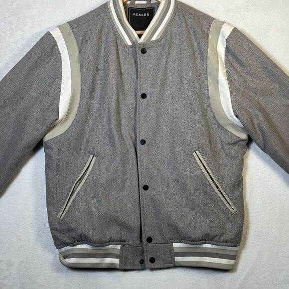 Reason brand - Designed in‎ New York bomber jacket- Men Large - Picture 1 of 9